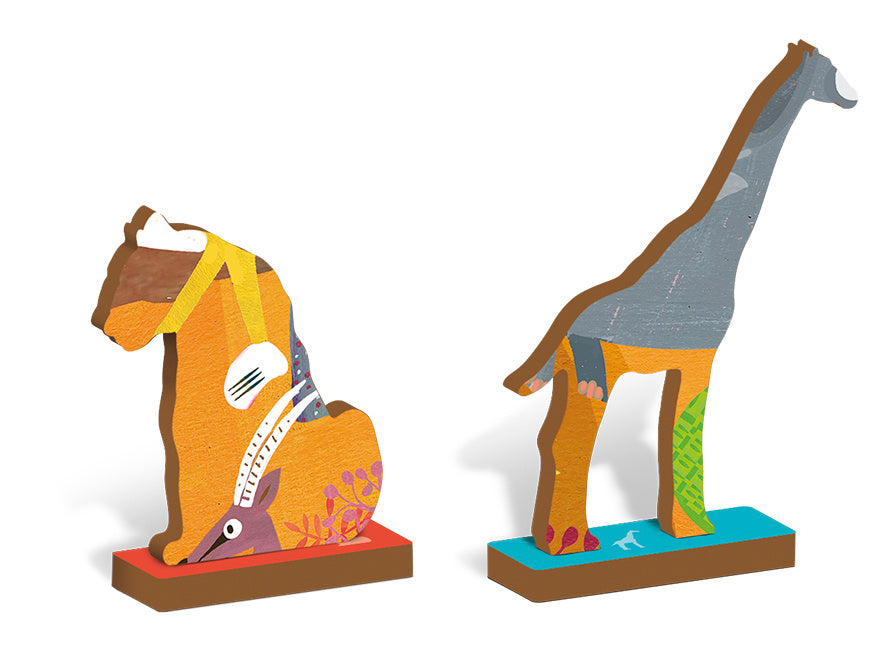 Woody Puzzel | Savanne | Ludattica Puzzels