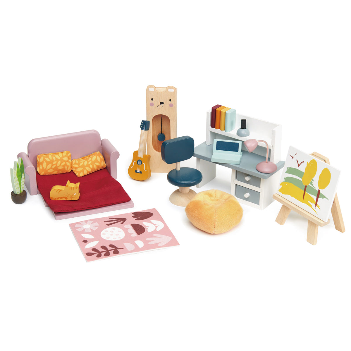 Studeerkamer | Poppenmeubels | Tender Leaf Toys