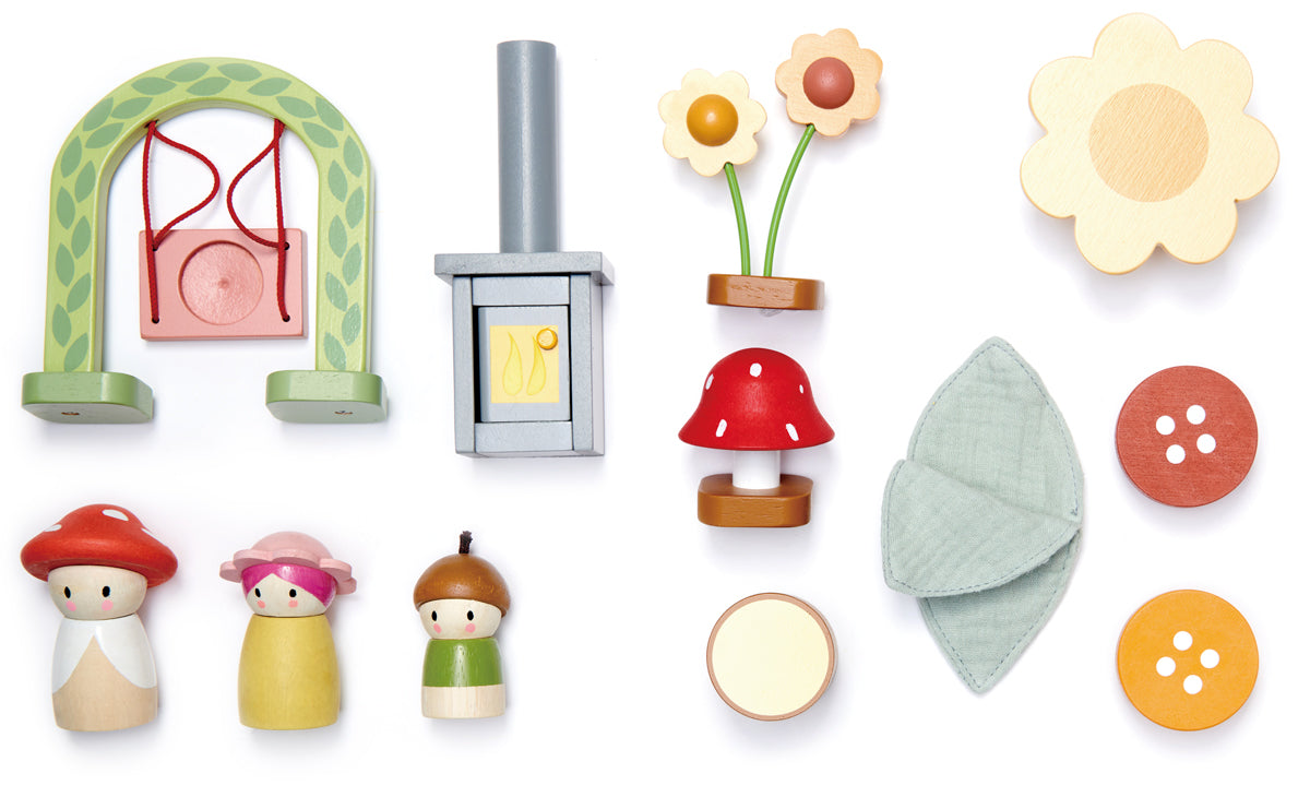 Chalet Rosewood | Poppenhuis | Tender Leaf Toys