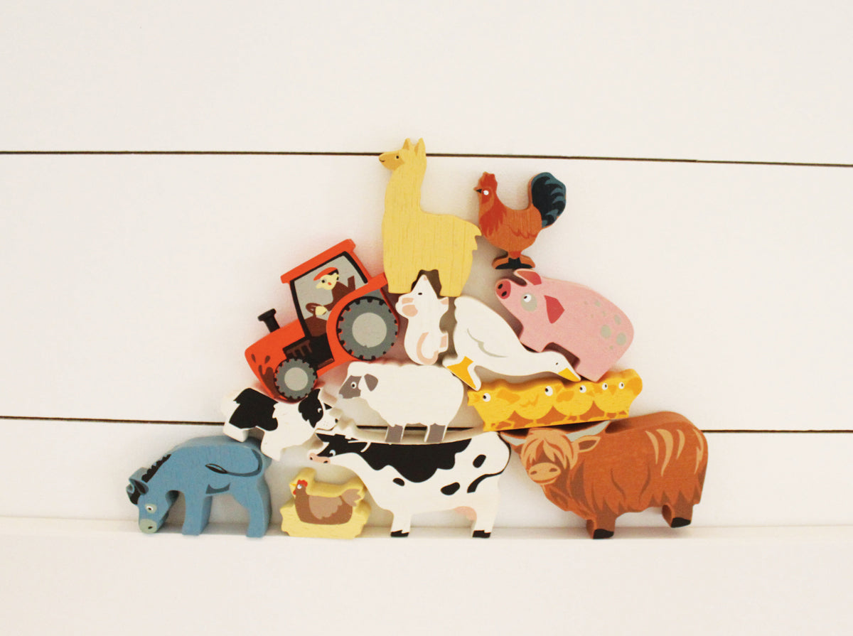 Boerderijdieren set | Tender Leaf Toys