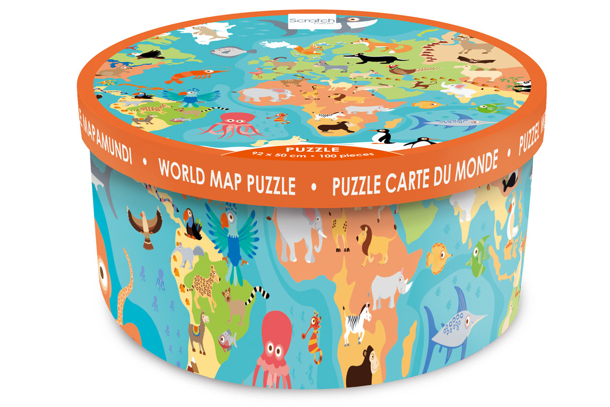 XXL Puzzel | Dieren van de Wereld | Scratch Europe