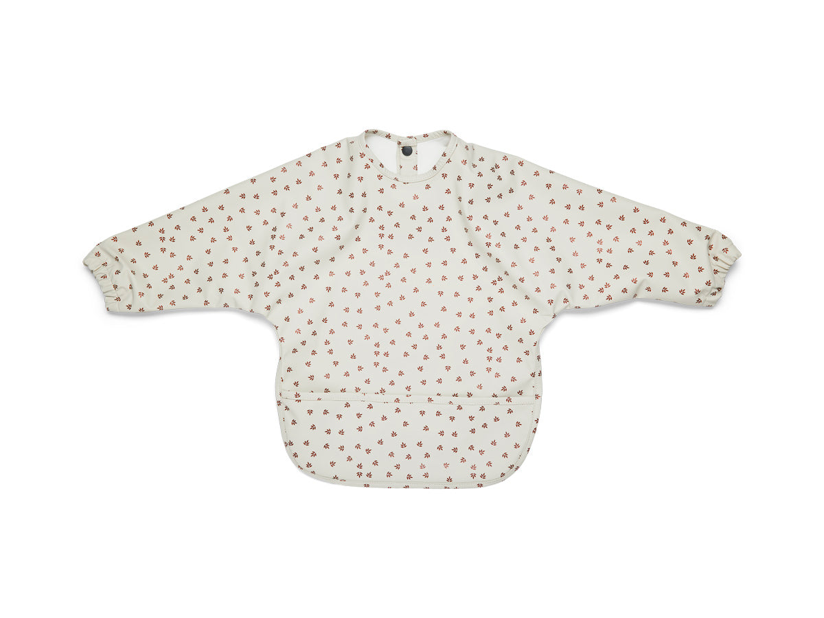 Luna slab met lange mouwen | Cream leaf | Nuuroo