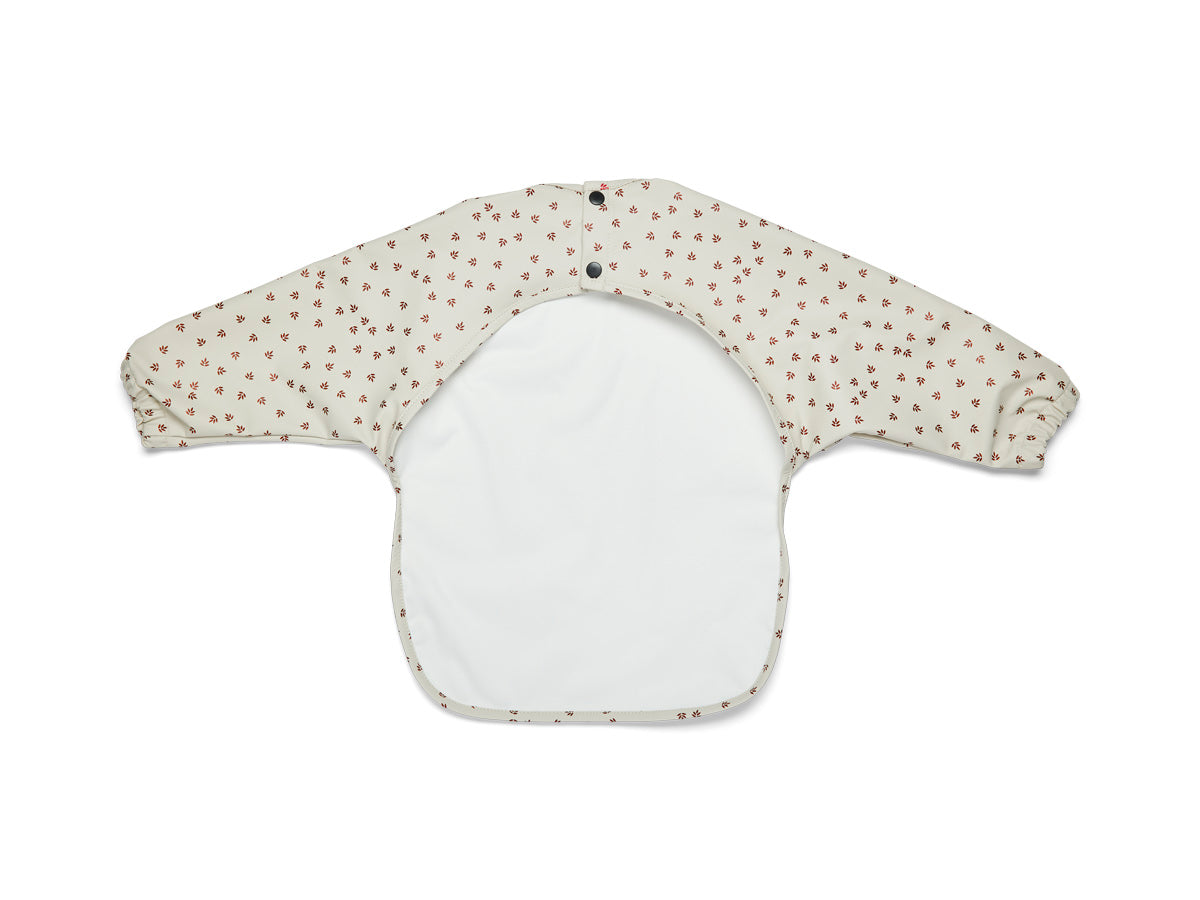Luna slab met lange mouwen | Cream leaf | Nuuroo