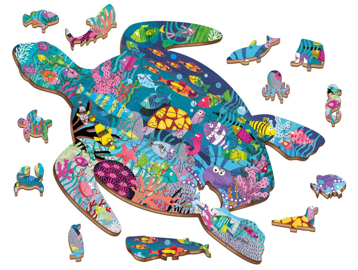 Woody Puzzel | Oceaan | Ludattica Puzzels