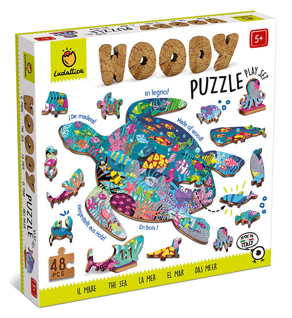 Woody Puzzel | Oceaan | Ludattica Puzzels