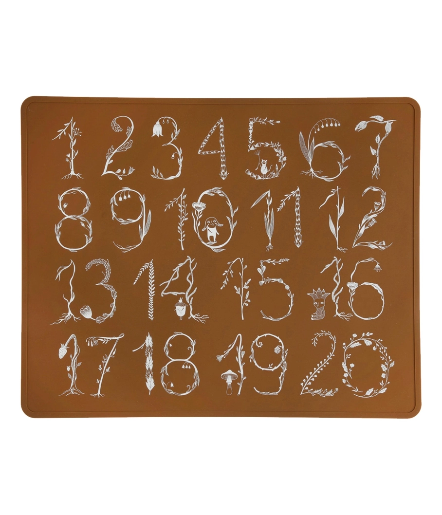 Speel/placemat 123 | Cacao | By Lille Vilde
