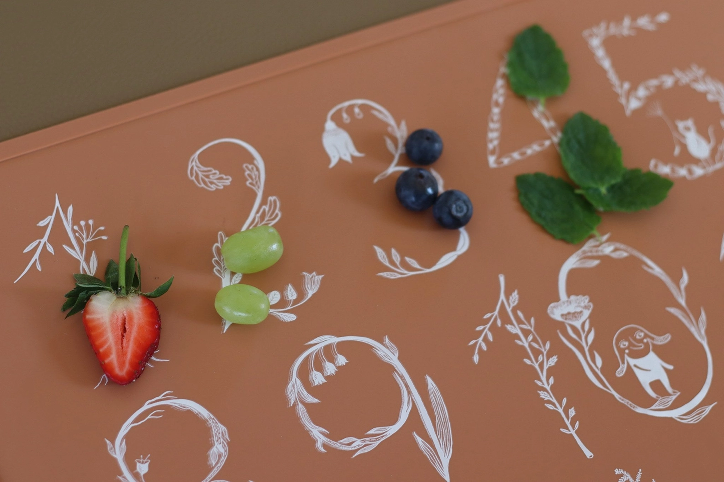 Speel/placemat 123 | Cacao | By Lille Vilde