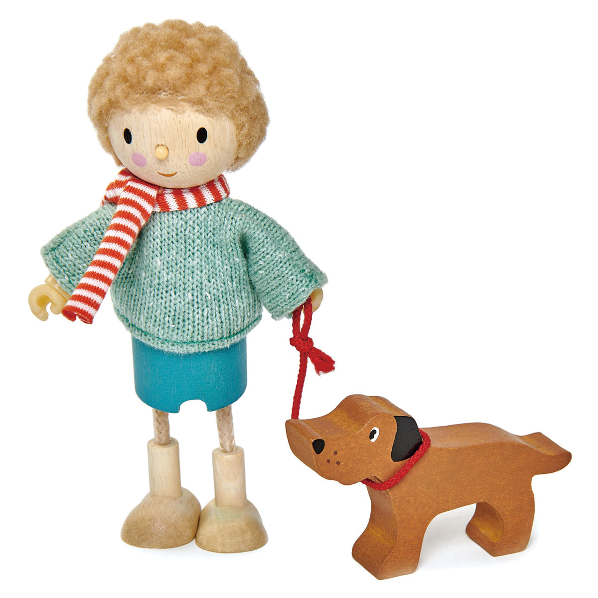 Meneer Goodwood en hond | Popje | Tender Leaf Toys