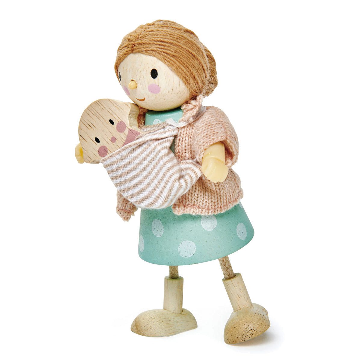 Mevrouw Goodwin en baby | Popje | Tender Leaf Toys