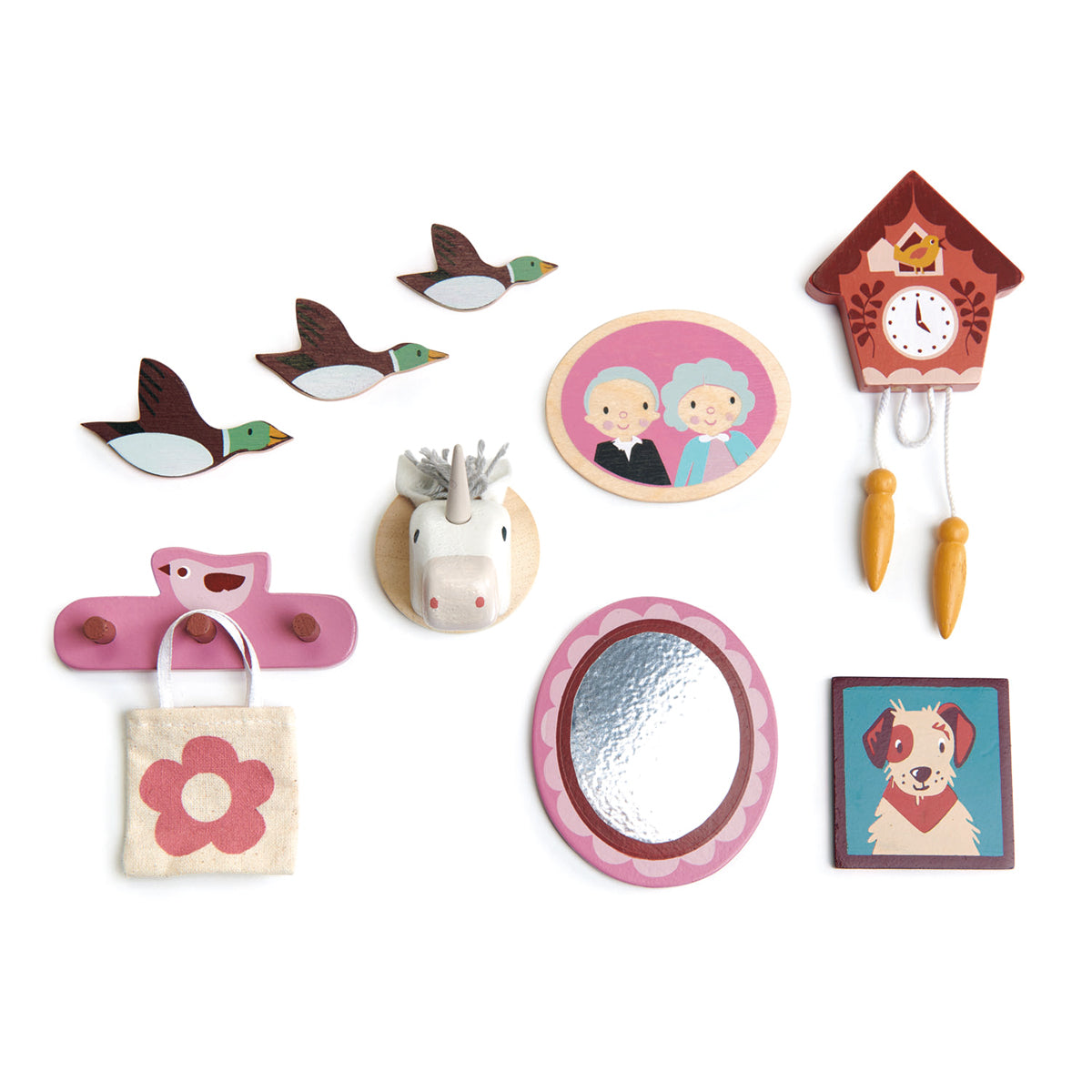 Muurdecoratie | Poppenmeubels | Tender Leaf Toys