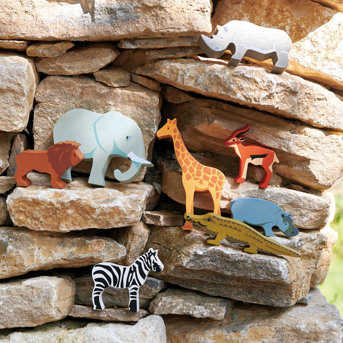 Safaridieren set | Tender Leaf Toys