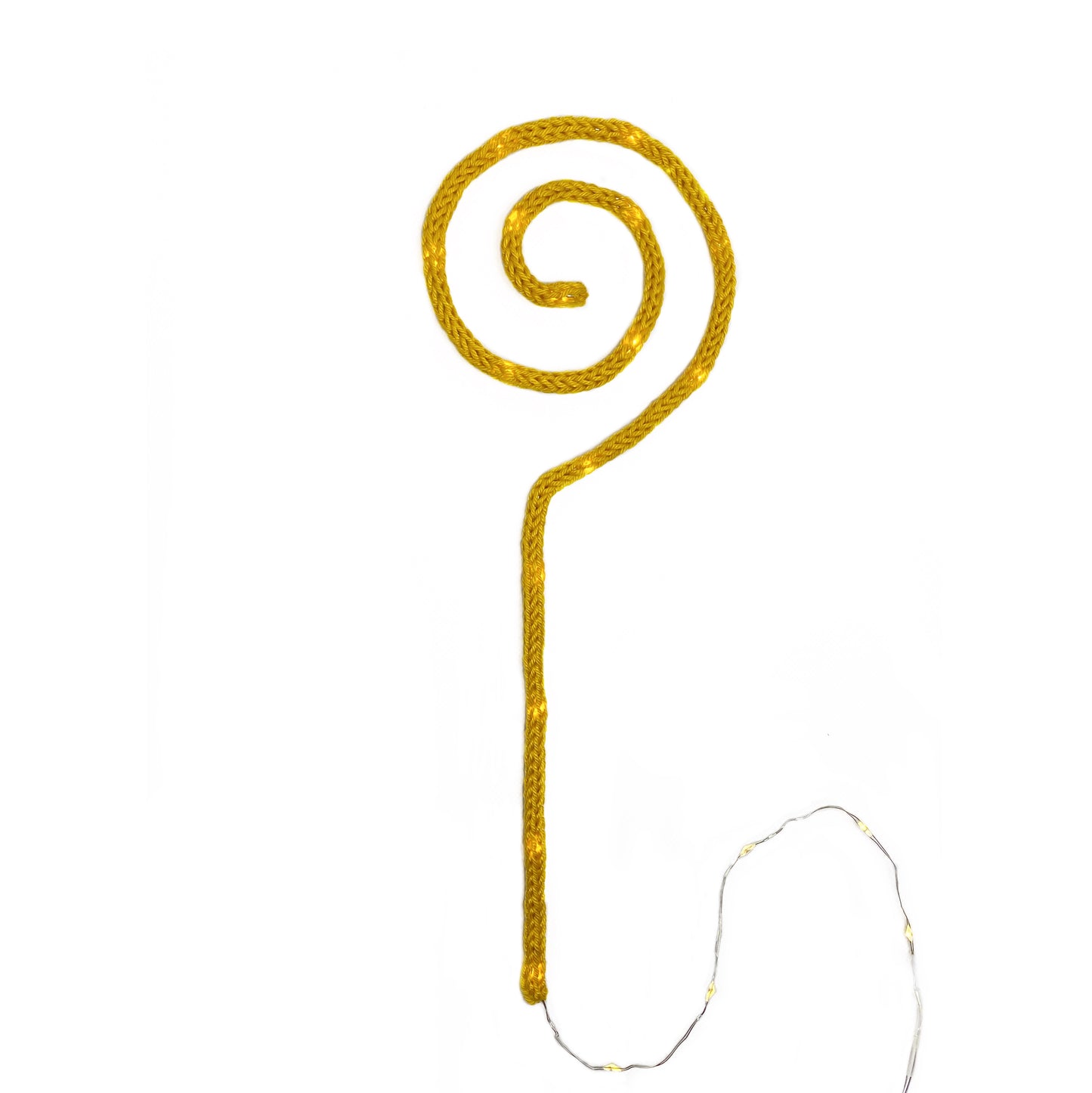 Sinterklaasstaf met lampjes