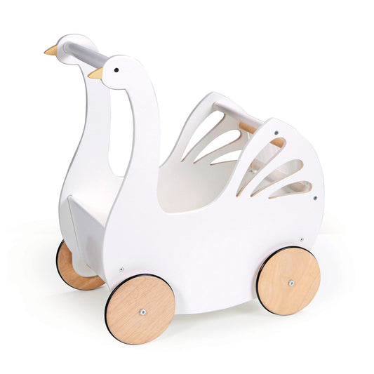 Poppenwagen Sweet Swan | Tender Leaf Toys