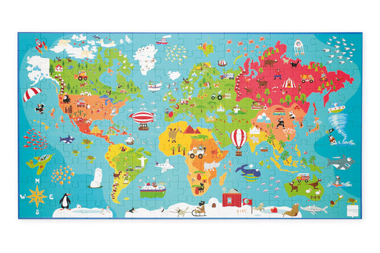XXL Puzzel | Wereldkaart | Scratch Europe